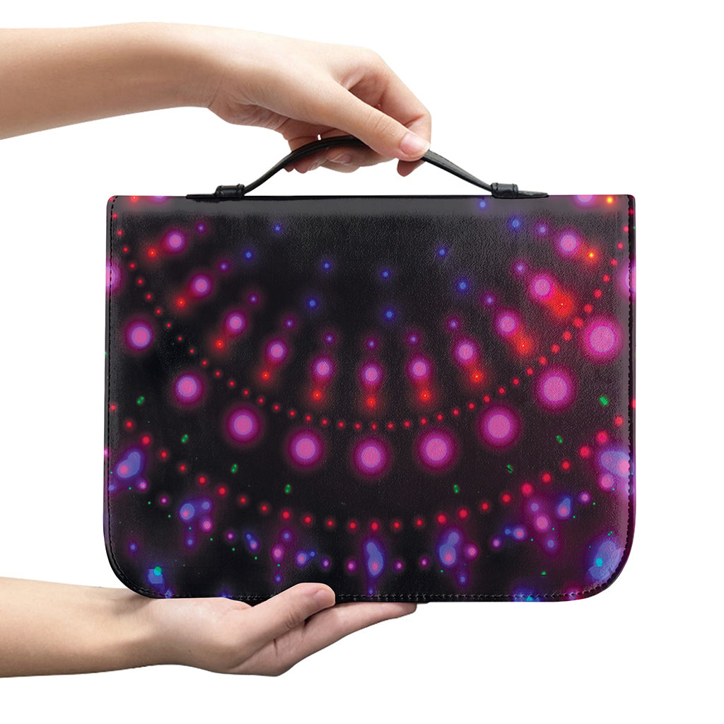 Light Mandala Print Leather Bible Cover