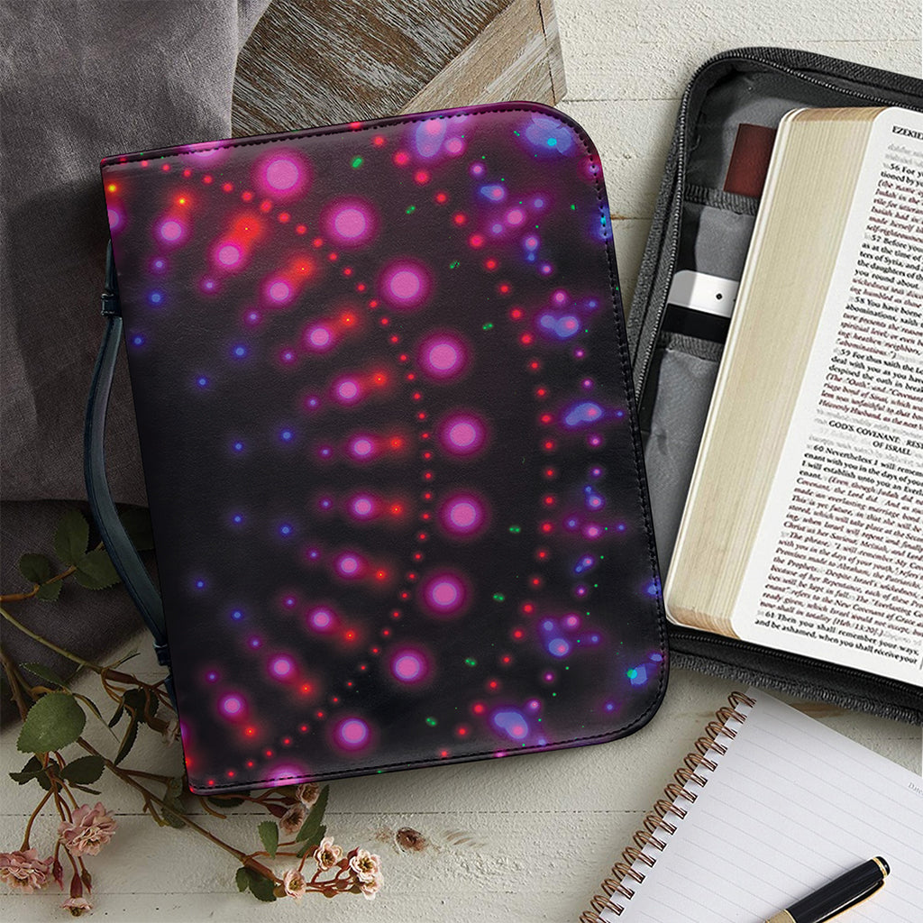 Light Mandala Print Leather Bible Cover