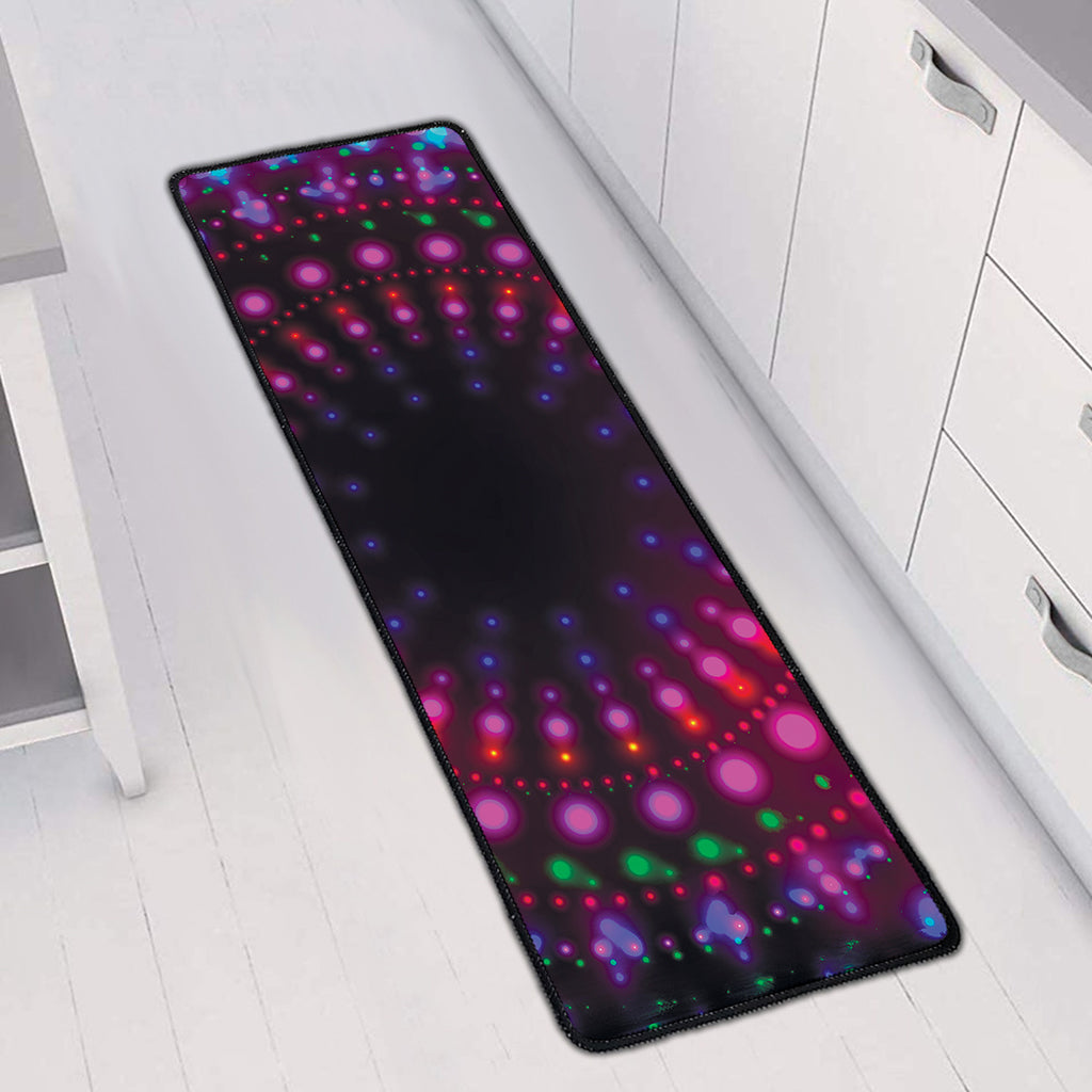 Light Mandala Print Long Kitchen Mat
