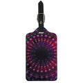 Light Mandala Print Luggage Tag