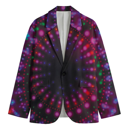 Light Mandala Print Men's Blazer
