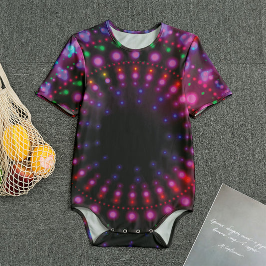 Light Mandala Print Men's Bodysuit