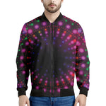 Light Mandala Print Men's Bomber Jacket