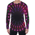 Light Mandala Print Men's Long Sleeve T-Shirt
