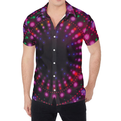 Light Mandala Print Men's Shirt