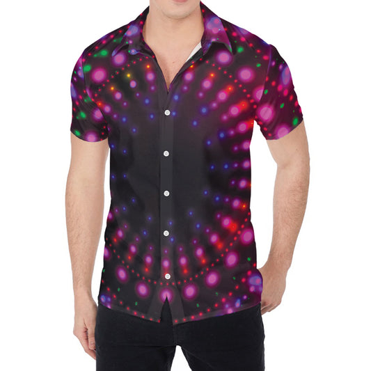 Light Mandala Print Men's Shirt