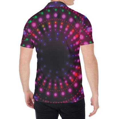 Light Mandala Print Men's Shirt