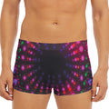 Light Mandala Print Men's Short Boxer Briefs
