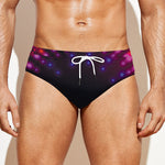 Light Mandala Print Men's Swim Briefs