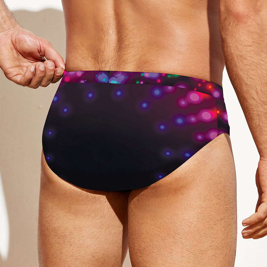 Light Mandala Print Men's Swim Briefs