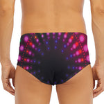 Light Mandala Print Men's Triangle Swim Briefs