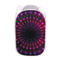 Light Mandala Print Mesh Laundry Hamper