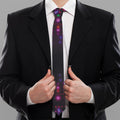 Light Mandala Print Necktie