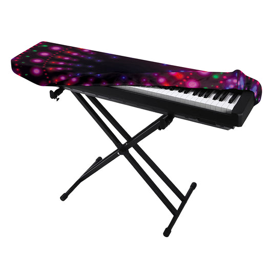 Light Mandala Print Piano Keyboard Cover