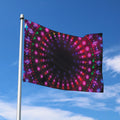 Light Mandala Print Polyester Flag