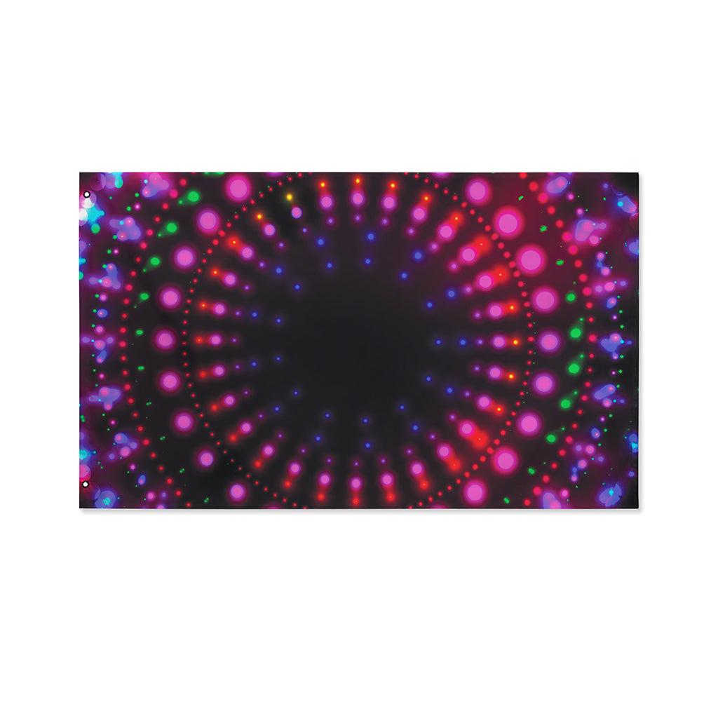 Light Mandala Print Polyester Flag