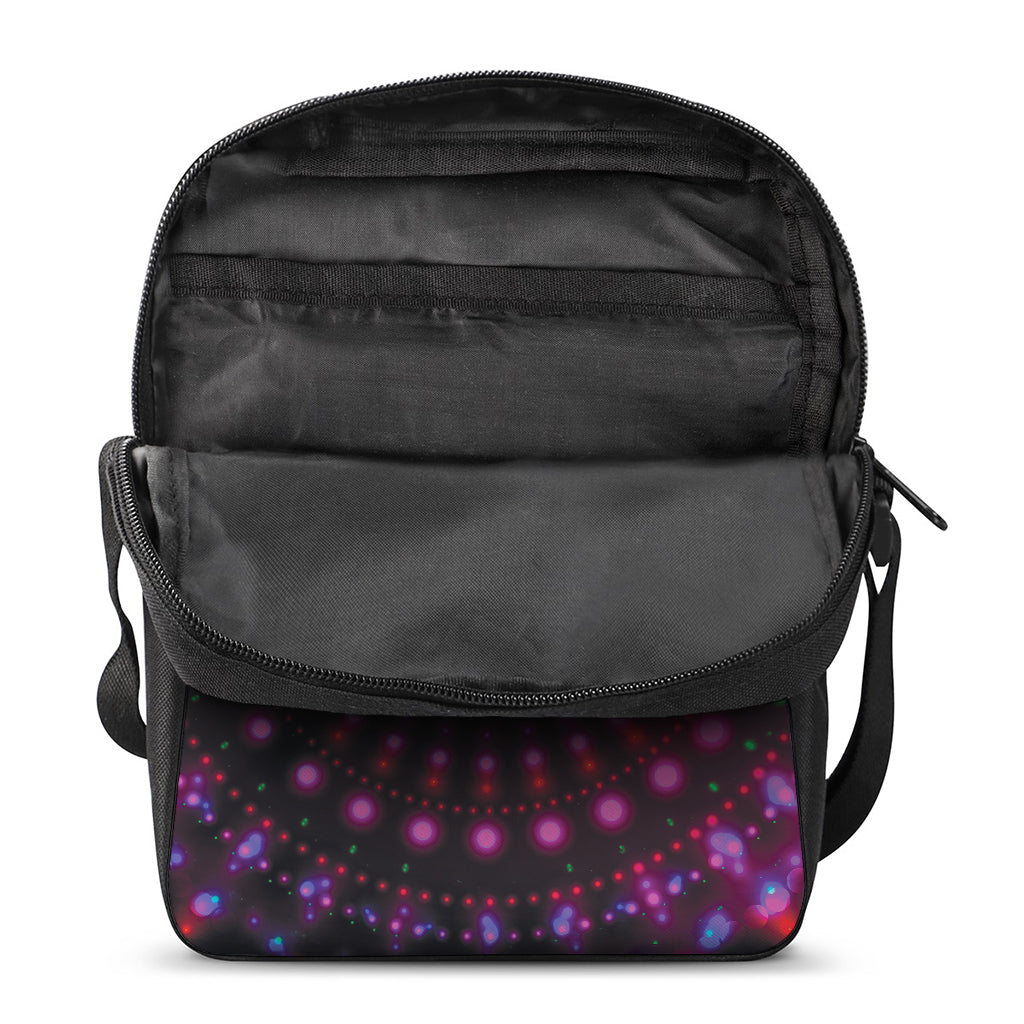 Light Mandala Print Rectangular Crossbody Bag