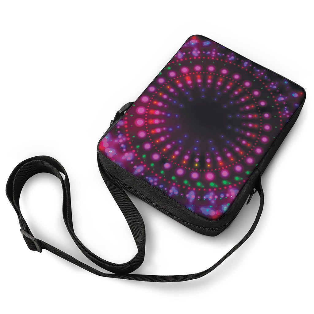 Light Mandala Print Rectangular Crossbody Bag