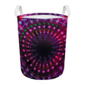 Light Mandala Print Round Laundry Basket