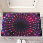Light Mandala Print Rubber Doormat