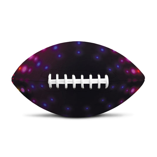 Light Mandala Print Rugby Ball