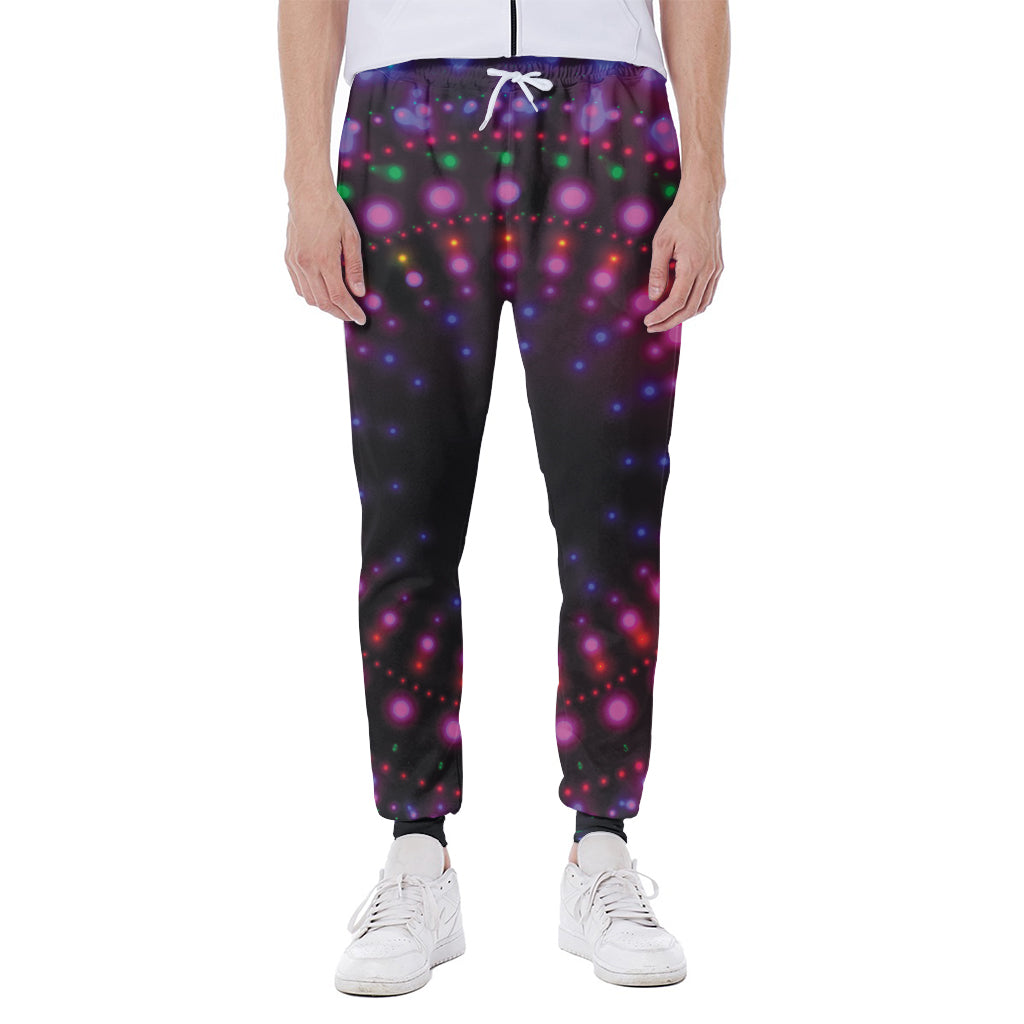 Light Mandala Print Scuba Joggers