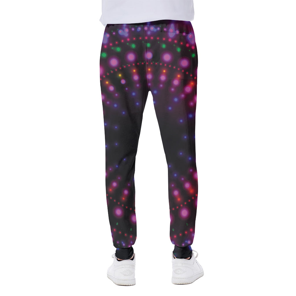 Light Mandala Print Scuba Joggers