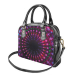 Light Mandala Print Shoulder Handbag