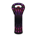 Light Mandala Print Single Neoprene Wine Tote