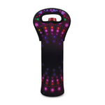Light Mandala Print Single Neoprene Wine Tote