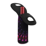 Light Mandala Print Single Neoprene Wine Tote