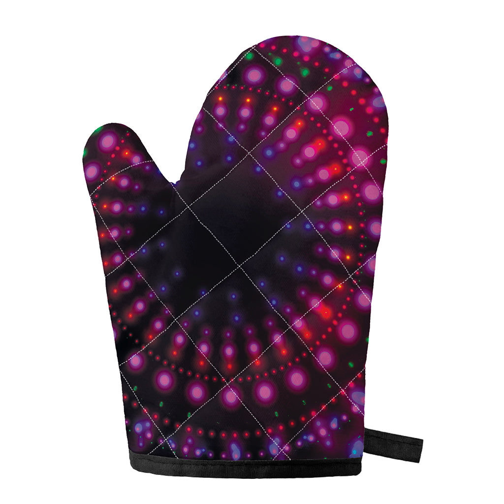 Light Mandala Print Single Oven Mitt