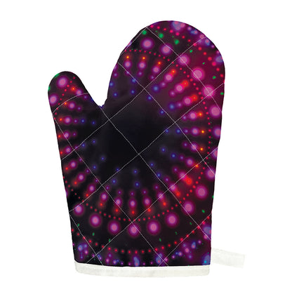 Light Mandala Print Single Oven Mitt