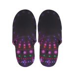 Light Mandala Print Slippers