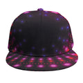 Light Mandala Print Snapback Cap