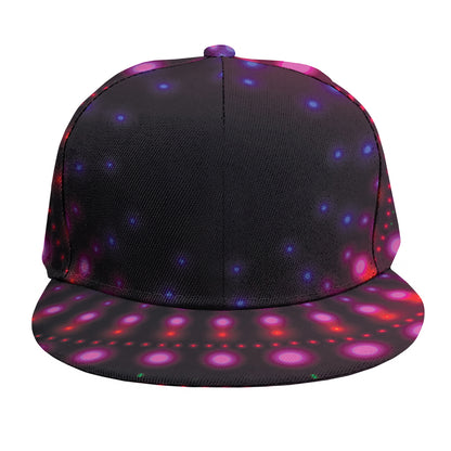 Light Mandala Print Snapback Cap