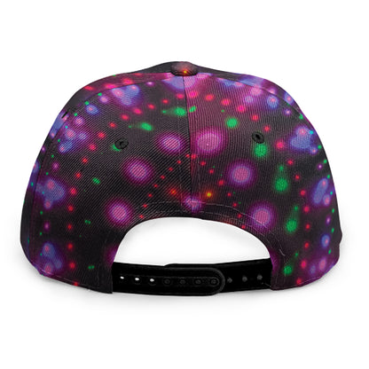 Light Mandala Print Snapback Cap