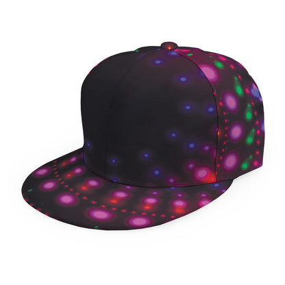 Light Mandala Print Snapback Cap