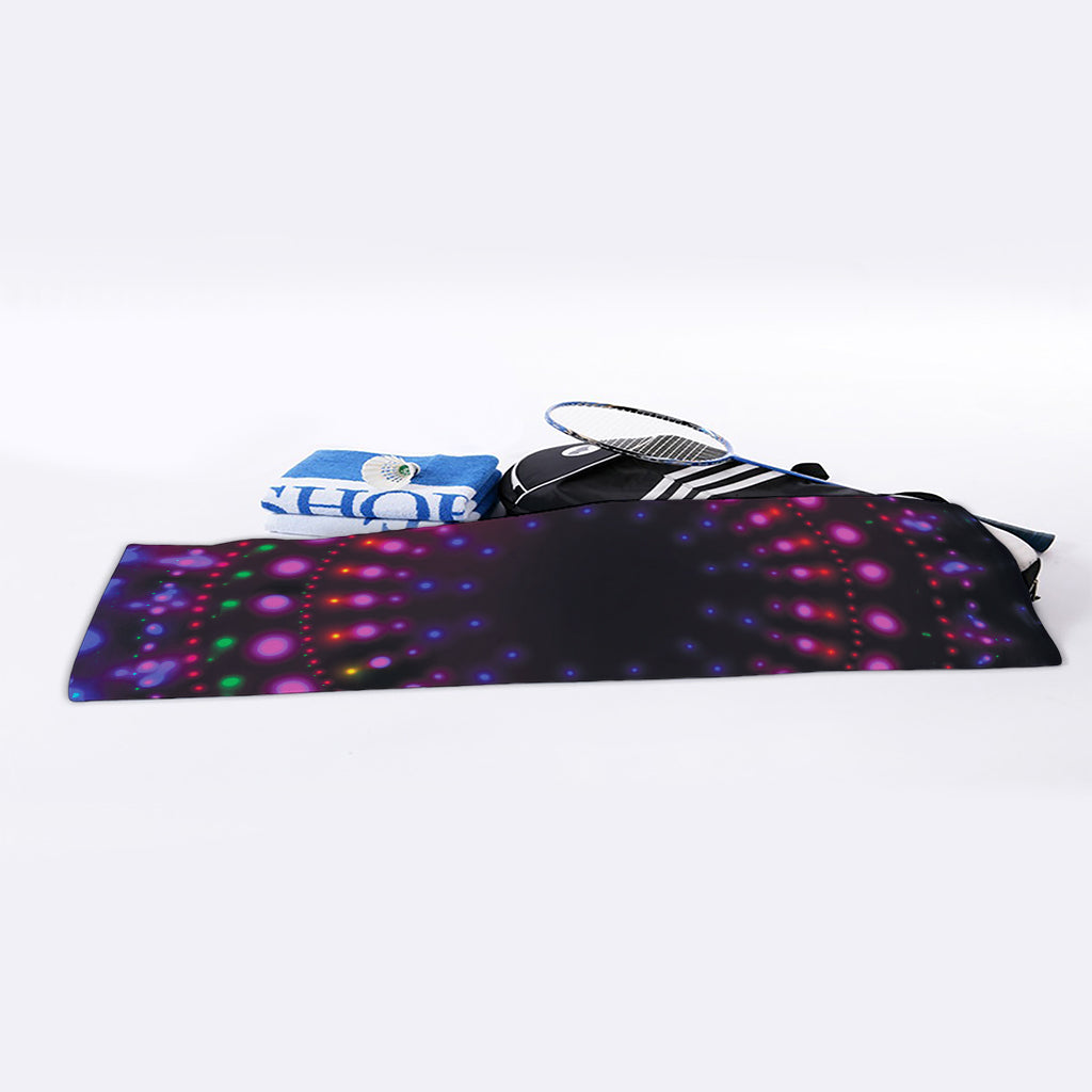 Light Mandala Print Sports Towel