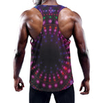 Light Mandala Print Training Tank Top