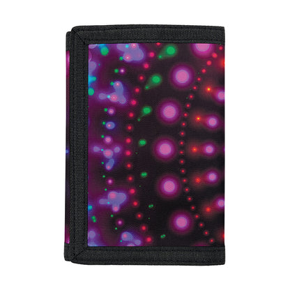 Light Mandala Print Trifold Wallet