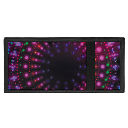 Light Mandala Print Trifold Wallet