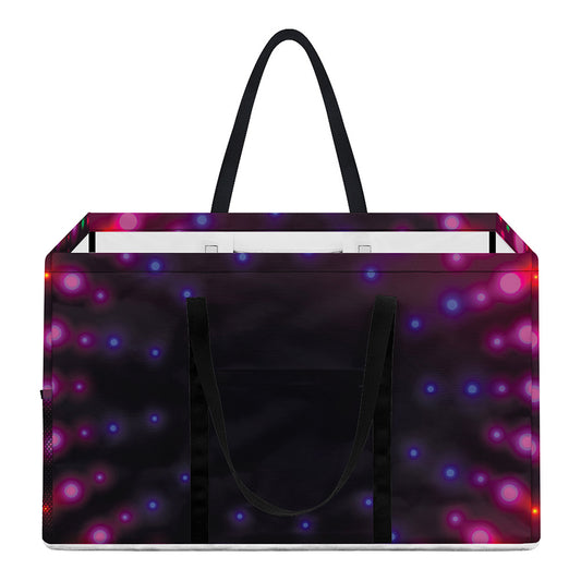 Light Mandala Print Utility Tote Bag