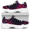 Light Mandala Print White Chunky Shoes