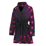 Light Mandala Print Women's Bathrobe