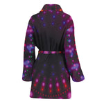 Light Mandala Print Women's Bathrobe