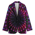 Light Mandala Print Women's Cotton Blazer