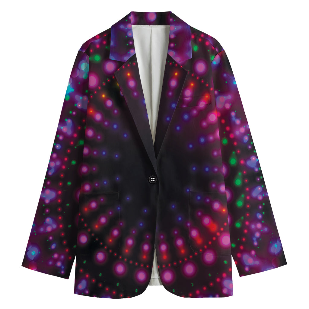 Light Mandala Print Women's Cotton Blazer
