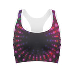 Light Mandala Print Women's Sports Bra