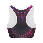Light Mandala Print Women's Sports Bra